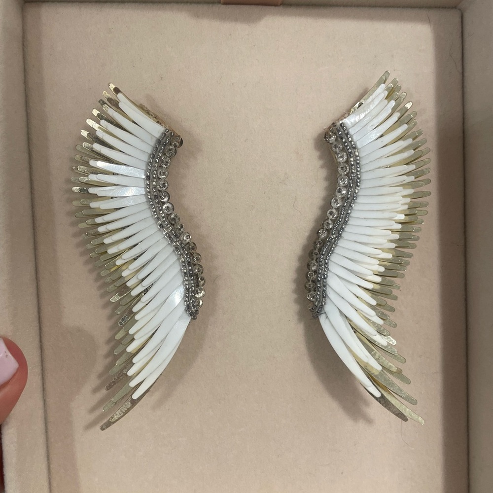 Mignonne Gavigan Madeline White Earrings